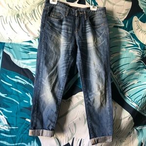 Mossimo boyfriend crop jeans